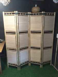 Bình phong tre mành tre phù hợp cho nhiều không gian nhà ở.