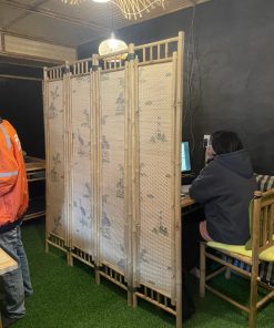 Bình phong tranh con cò